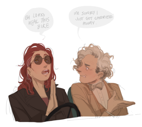 hattersarts:couple of book scenes with ineffable wives, i rly adore their dialogue 