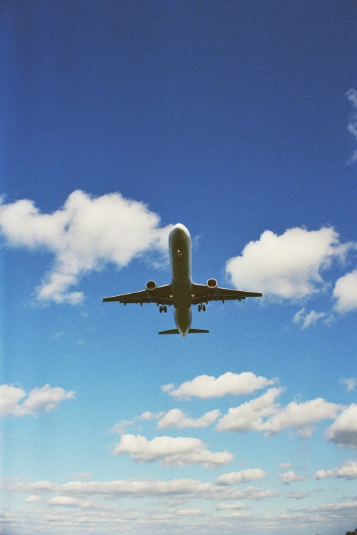Underneath the flightpath at Bristol International Airport