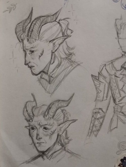 Few Sketches My Most Treasured Tiefling