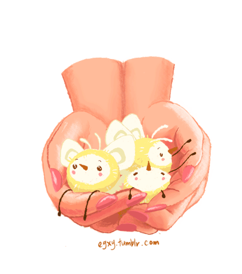 egxy:This is how i imagine cutieflies if they are real, just floofy fuzzy fur fairies!