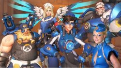 klondork:  taffystumble:  klondork:  aerisol:   Wow! I had no idea #britneyspears took part in the mission to stop the omnic uprising in king’s row! :D   Fuck you this is canon now  I fixed it.  Listen I’m rebloging this again because I just realized