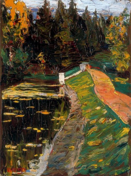 Study for sluice, 1901, Wassily Kandinsky