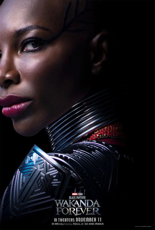 Official Character Posters For Black Panther: Wakanda Forever (2022)