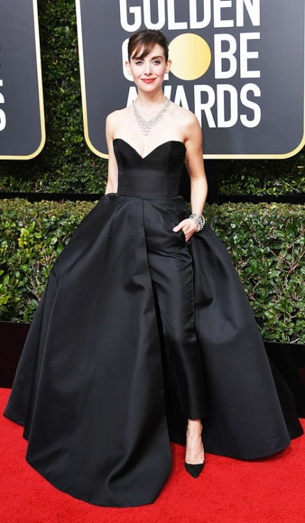 thediaryoflaurapalmer: Alison Brie attends The 75th Annual Golden Globe Awards in Beverly Hills, CA 