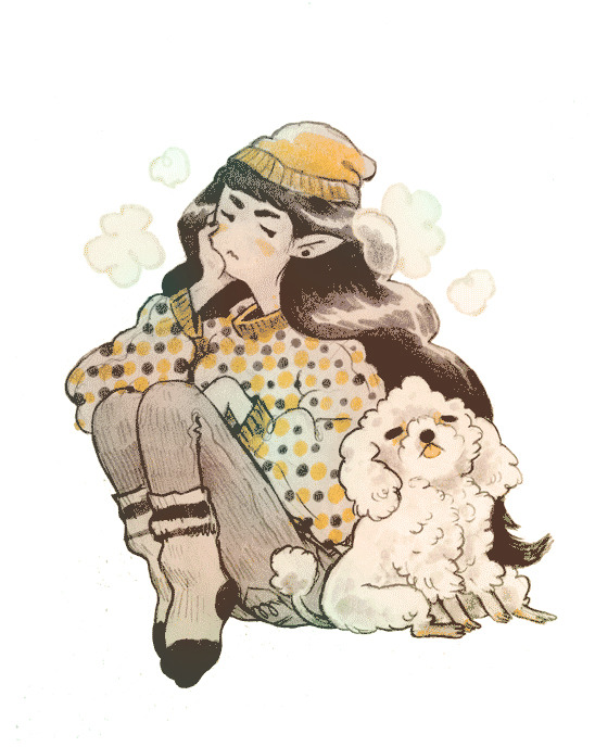 empartridge:  winter lumps  Marceline and Schwabl by writer/storyboard artist Lyle