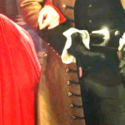 yearning-looks-and-doey-eyes:  Killian Jones + prince trousers that are almost as