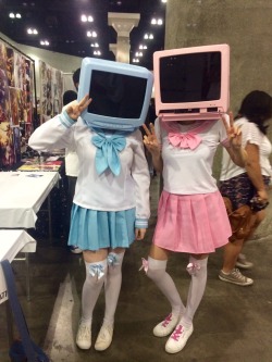 tinydangerous:  Super cute object head girls