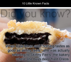 tastefullyoffensive:  10 Little Known Facts [via]Previously: Useless Things You Don’t Need To Know