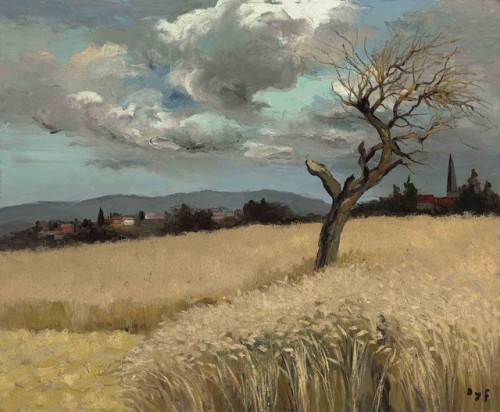 dayintonight: Wheat in Ile-de-FranceMarcel Dyf - 1966