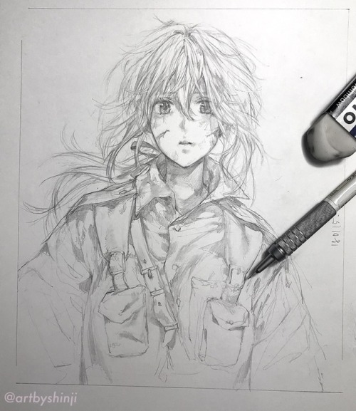 artbyshinji: Violet from Violet Evergarden