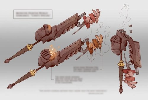 damnwyverngems: Monster Hunter Iceborne design weapon contest finalists.