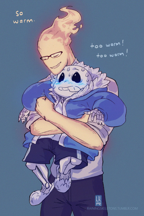 rainingskeletons:Warm snuggles