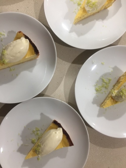 key lime pie with créme chantilly