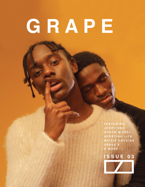 ✨ Issue 03 ✨Really happy to finally share this. GRAPE Magazine Issue 03 is dropping next week so you