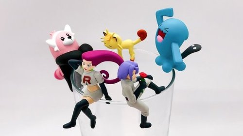 hoard-of-plushes: Pokemon Putitto Team Rocket figure set (2019)(Don’t reblog if you’re a