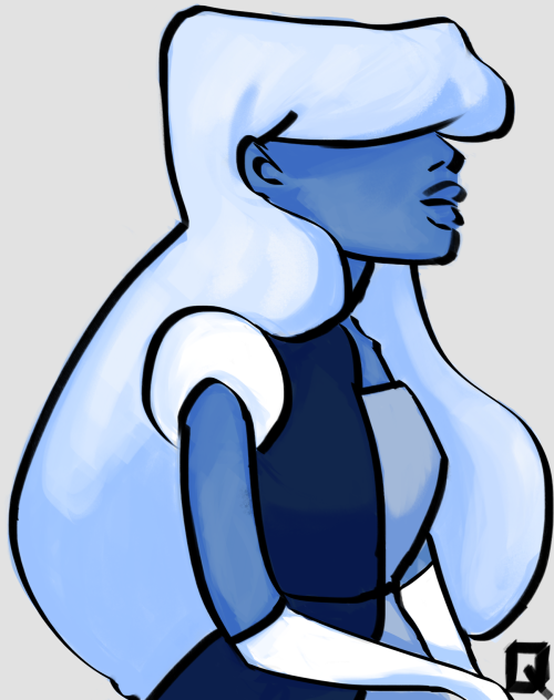 Sapphire from Steven Universe ! &lt;3 I still cant get Garnet’s song out of my head~aprox. 20min in 