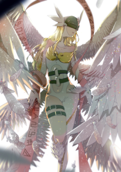 animepopheart:★ 【winni】 「 angemon // angewomon  」 ☆ ✔ republished w/permission ⊳ ⊳ follow me on twitter