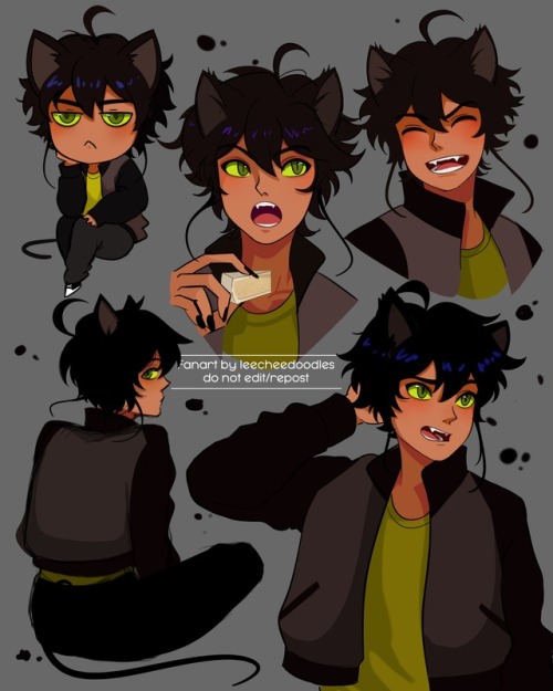 leecheedoodles:  Starting off the year with more human kwami art! 