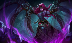 league-of-legends-sexy-girls:    Blade Mistress Morgana (New Splash Art) 