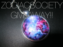 zodiacsociety:  ZODIACSOCIETY GIVEAWAY!! My ‘special edition’ FIFTH giveaway is finally here!! There will be two prizes!! Yay!  The second prize will be a handmade glow-in-the-dark nebula necklace courtesy of glowwormshop!! [This is a handmade glow-in-the
