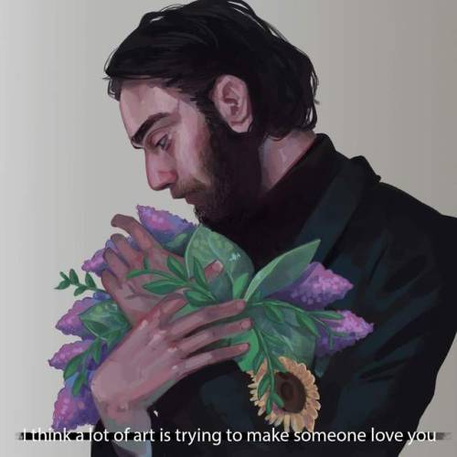 Portrait Of Keaton Henson For A School Assignment