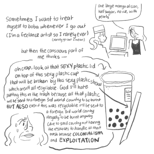 reimenaashelyee:Journal comic that came out of me buying reusable cotton pads.