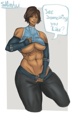 shin-tai:  Saw a korra drawing and was motivated to draw dem Korra Abss ;) Korra the Abbbender ayyyy 