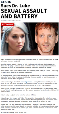 imnotjailbait:  imnotjailbait:  Still don’t believe how much of a piece of shit monster Dr. Luke is? #FreeKeshaLuke #StayStrongKesha   Don’t ignore this. Realize what a monster Dr. Luke is. 