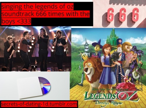 Requested by anon: Singing the legends of oz soundtrack 666 times with the boys &lt;333~ mod xXD