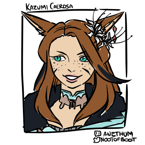WE HIT HEADSHOT #420 FOR THE YEAR AHHHHHWant me to draw your ffxiv character? Check out my art strea