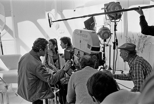 gameraboy:1979 photos behind the scenes on the Cloud City set from The Empire Strikes Back. 