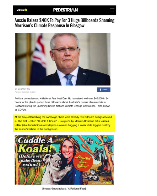 My dreams of trolling the Morrison Government on the world stage AND having my art shown on New York