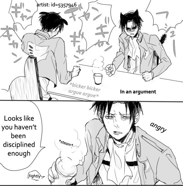 cecil-lulu:  moral of the story: corporal who can’t help but be caring to Eren