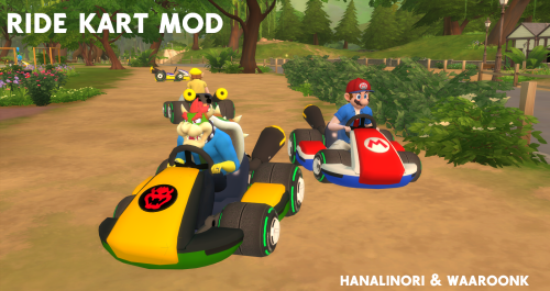 Ride mario kart - Base game compatibleCredits- Mesh and characters icon from Nintendo- Model resourc