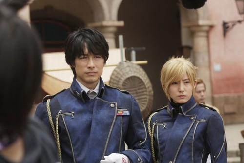 fuku-shuu:New official images of Fujioka Dean & Honda Tsubasa as Roy Mustang & Riza Hawkeye 