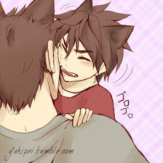 yukipri:  Big Hero 6 Catboy/Dogboy AU!  Part 1I said I’d draw one, ages ago, and