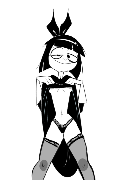 kindahornyart:  Did this for a Goth waifu thread btu I was a little too late. But I can always post it here.  ;9