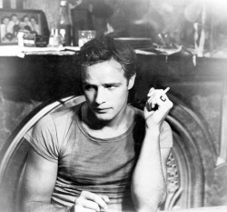 babeimgonnaleaveu:    Marlon Brando in A Streetcar Named Desire, 1951.  