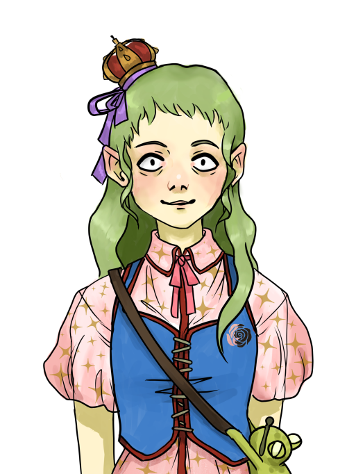 So ive been binging “cursed Princess Club” until 2 am and i love Gwendolyn. and i love having seen h