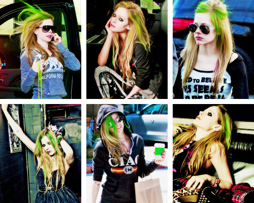 incredible-avril:  make me choose:↳ cherriecupcakex asked: Avril with pink hair