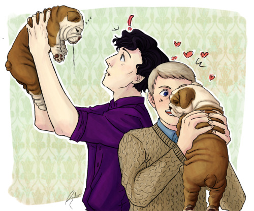 radiotook: Because I was somehow reminded, I drew this before for that sherlock auction thing. I lov