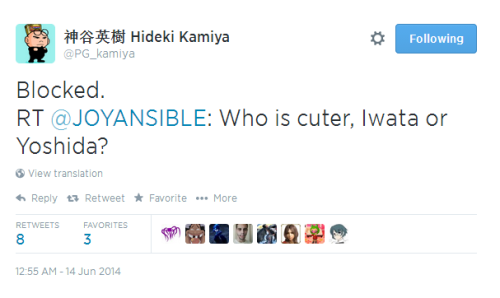 katbas:  neckbearcl:  some instances of kamiya interacting with fans on twitter       i dont know if this is collection is supposed to be complimentary or not. but him not wanting to deal with dumb bullshit is admirable. i appreciate his steel balls and