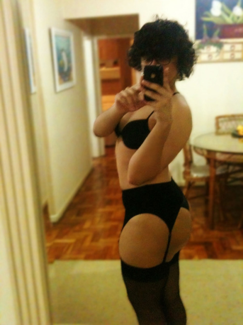 submissivefeminist:  chocolateist: shanellbklyn:  thickwoodbk:  spectrumofadistantdream:  Thigh highs make me feel really sexy!  #seductive  Trans Woman Supremacy!  Third one is giving me feels. Omg. ♥   Holy shit, you gorgeous creature!