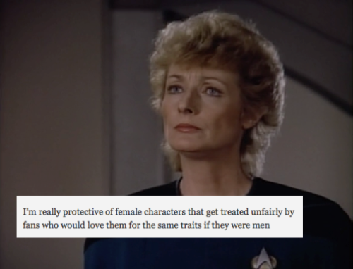 colonel-kira-nerys:TNG Women + text post meme part 1/?{x.x.x.x.x.x.x.x}