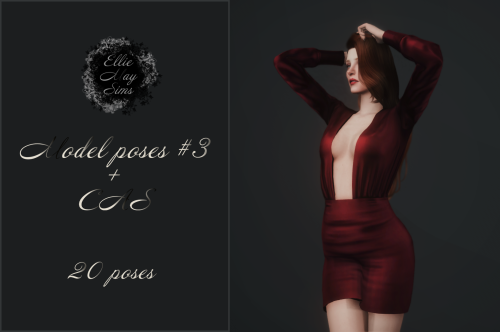 Model poses #3 + CASIn Game / В игре:20 poses (23 in total)All in oneCAS poses/ В касе:CAS trait ani