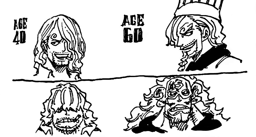 Sanji At 40 And 60 Years As A Pirate Vs If