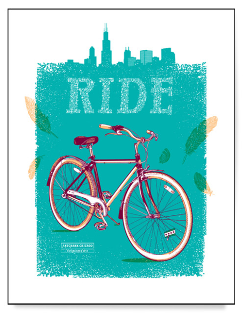 cadenced:  Ride, Jenna Stempel’s contribution to ARTCRANK Chicago which is now available on Etsy.
