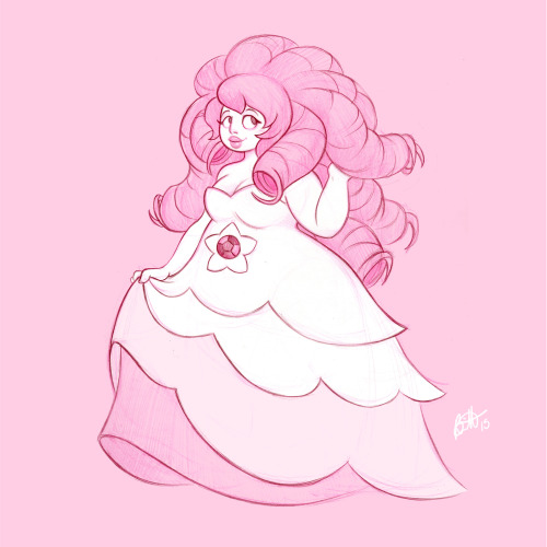 brittajj26:  OKAY! so I jumped on the bandwagon with STEVEN UNIVERSE and GEMS and started with one of my birthstones - ROSE QUARTZ.  I think I wanna be her for Halloween.