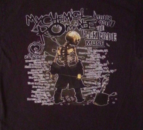 brokengloss: more old mcr shirts