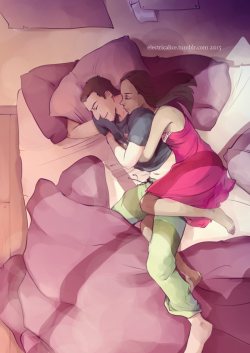 electricalice:  Everyone likes to be the little spoon, it makes you feel safe! 